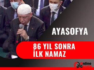 Tüm tartışmalara rağmen Ayasofya Müslümanların ibadetine açıldı