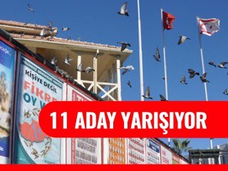 KKTC'de 11 Cumhurbaşkanı adayı yarışacak . 2020 Cumhurbaşkanı Adayları kimler?