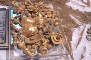 Ev inşaatı için yapılan kazıdan hazine çıktı!